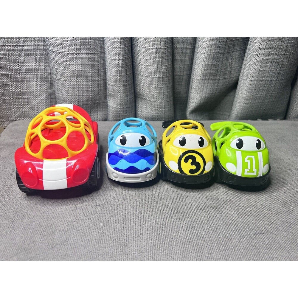 Oball Go Grippers Push Vehicles Cars Numbers Lot Baby Toys
